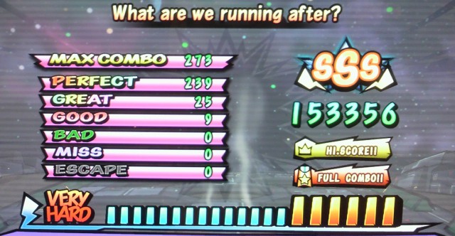 Full combo running after