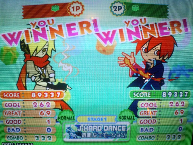 J-ハードダンス(DP-N) 両方全く同じリザルトでフルコン