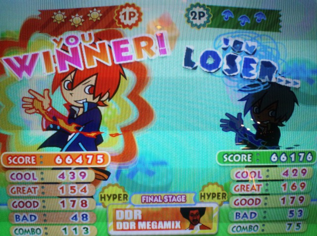 DDR(DP-H) 両方スコア5万点オーバー