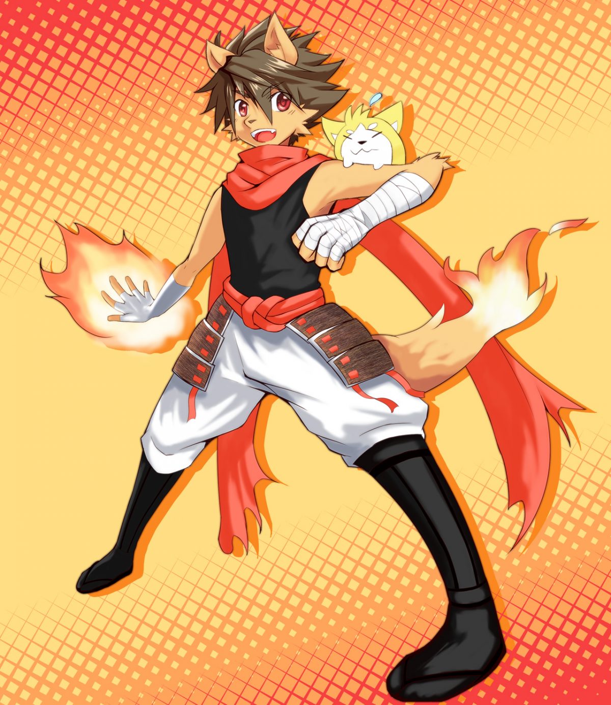 イヌント様(https://twitter.com/perokusa)の子を描かせていただきました