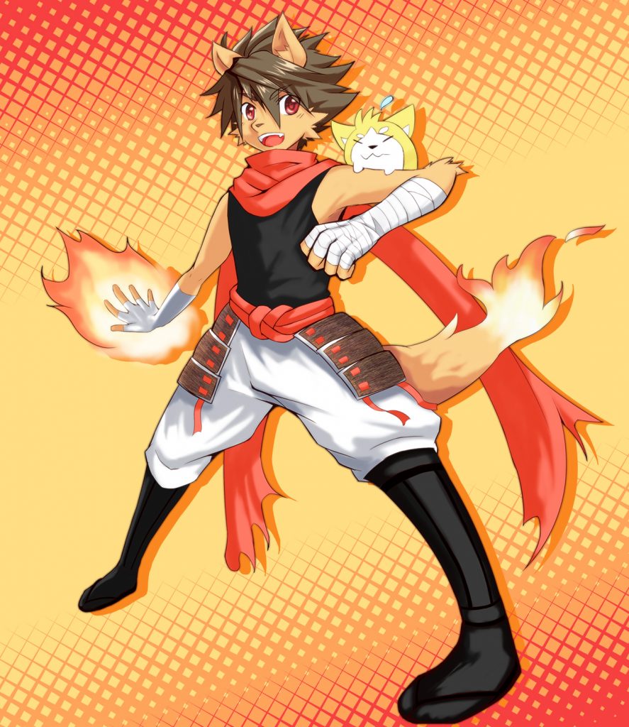  イヌント様(https://twitter.com/perokusa)の子を描かせていただきました