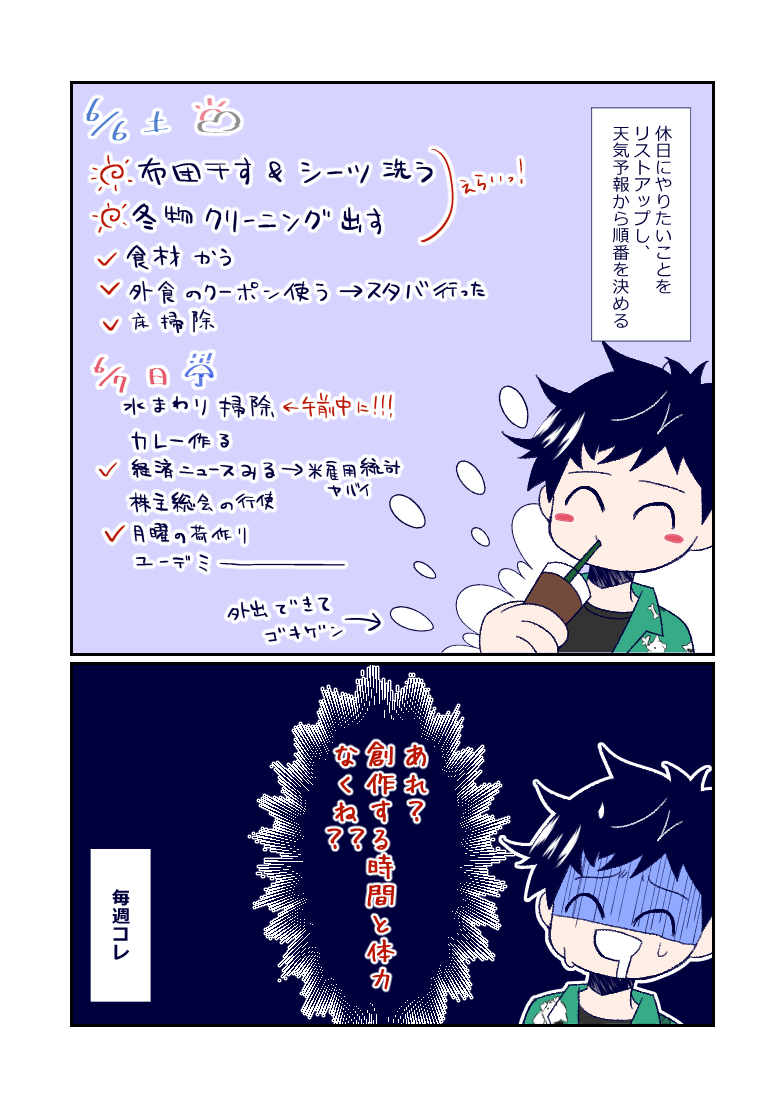本日の絵日記